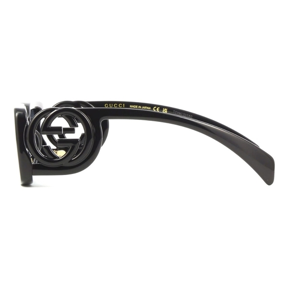 NEW GUCCI GG1325S 001 SQUARE BLACK WOMEN SUNGLASSES